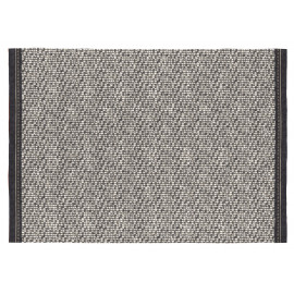 Tapis plat noir intérieur moderne Medford