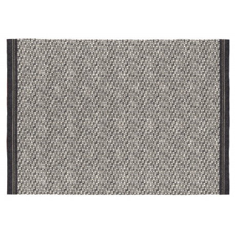 Tapis plat noir intérieur moderne Medford