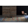 Tapis contemporain plat multicolore en coton Water