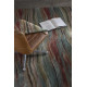 Tapis contemporain plat multicolore en coton Water