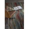 Tapis contemporain plat multicolore en coton Water