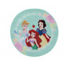 Tapis Disney rond turquoise pour fille Beautiful Princess