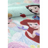 Tapis Disney rond turquoise pour fille Beautiful Princess