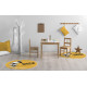 Tapis jaune rond lavable en machine Disney Minnie Mouse