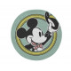 Tapis rond bleu lavable en machine Disney Porthold Mickey