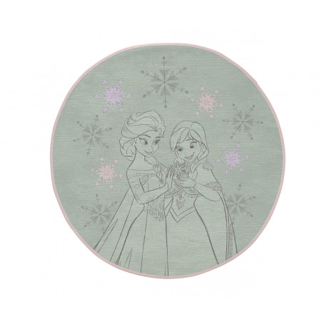 Tapis Disney vert rond pour fille Sisters