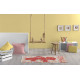 Tapis pour chambre de fille multicolore Disney Geo Minnie
