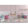 Tapis rose pour chambre de fille Disney lavable en machine Heart Princess