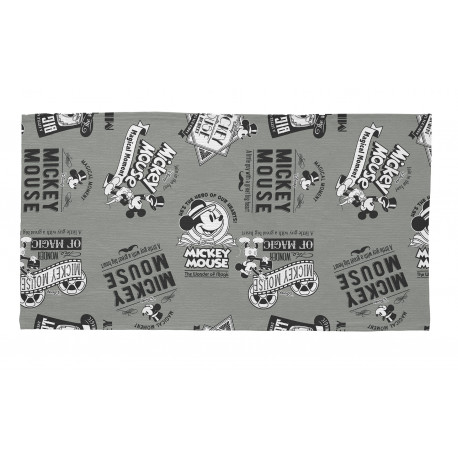 Tapis gris Disney lavable en machine rectangle Magicals Mickey