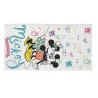 Tapis pour fille lavable en machine blanc Disney Mickey Forever