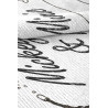 Tapis rectangle Disney blanc lavable en machine Old Mickey & Minnie