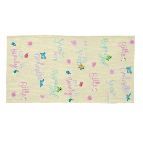 Tapis enfant Disney multicolore Princess & Friends