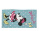 Tapis pour chambre de fille Disney bleu Sweet Minnie