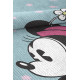 Tapis pour chambre de fille Disney bleu Sweet Minnie