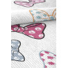 Tapis lavable en machine blanc Disney pour fille Ties Minnie