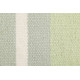 Tapis vert plat en laine et coton rayé Raise Kelim Esprit