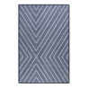 Tapis bleu Esprit géométrique design V. Flip