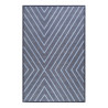 Tapis bleu Esprit géométrique design V. Flip