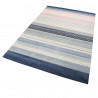 Tapis moderne bleu géométrique rectangle Donell Esprit