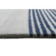 Tapis moderne bleu géométrique rectangle Donell Esprit