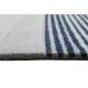 Tapis moderne bleu géométrique rectangle Donell Esprit