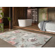 Tapis floral à mèches courtes contemporain Summer Breeze Wecon Home