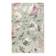 Tapis floral à mèches courtes contemporain Summer Breeze Wecon Home