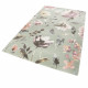 Tapis floral à mèches courtes contemporain Summer Breeze Wecon Home