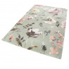 Tapis floral à mèches courtes contemporain Summer Breeze Wecon Home