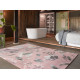 Tapis floral à mèches courtes contemporain Summer Breeze Wecon Home