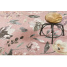 Tapis floral à mèches courtes contemporain Summer Breeze Wecon Home