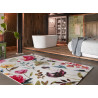 Tapis floral à mèches courtes contemporain Summer Breeze Wecon Home