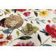 Tapis floral à mèches courtes contemporain Summer Breeze Wecon Home