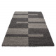 Tapis shaggy design rectangle géométrique Oficio