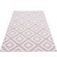 Tapis scandinave de salon rectangle Adza