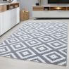 Tapis scandinave de salon rectangle Adza