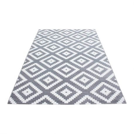 Tapis scandinave de salon rectangle Adza