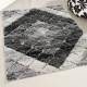 Tapis shaggy cubique effet 3D design gris Carmelo