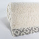 Tapis scandinave shaggy géométrique crème Square