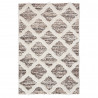 Tapis crème shaggy géométrique scandinave Dixon