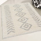 Tapis ethnique shaggy rectangle berbère Avalone