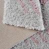 Tapis ethnique shaggy rectangle berbère Avalone