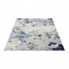 Tapis à courtes mèches design rectangle Tobiaze