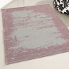 Tapis vintage plat lavable en machine rayé Yoni