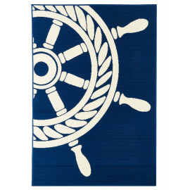 Tapis moderne bleu marine pour extérieur et intérieur Vérone