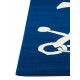 Tapis de terrasse bleu marine moderne Padoue