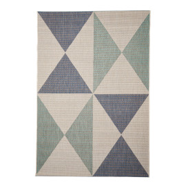Tapis scandinave de terrasse et intérieur géométrique plat Foggia