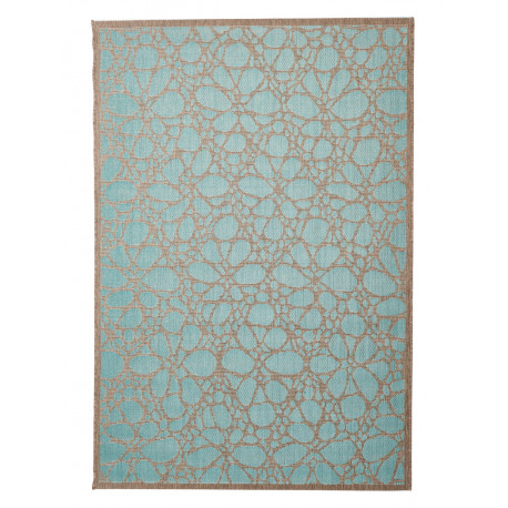 Tapis extérieur floral plat design Rimini