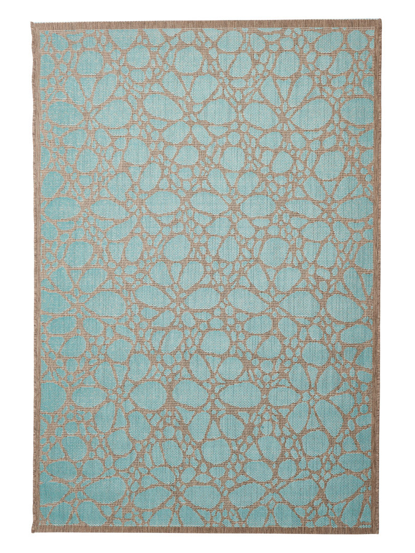 Tapis D'Extérieur Terrasse Balcon Motif fleurs