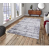 Tapis vintage rectangle rayé Sassari